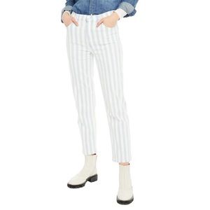J Brand Jules High Rise Striped Denim NWT